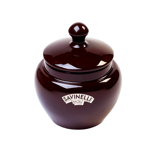 Giara Portatabacco Ceramica Marrone