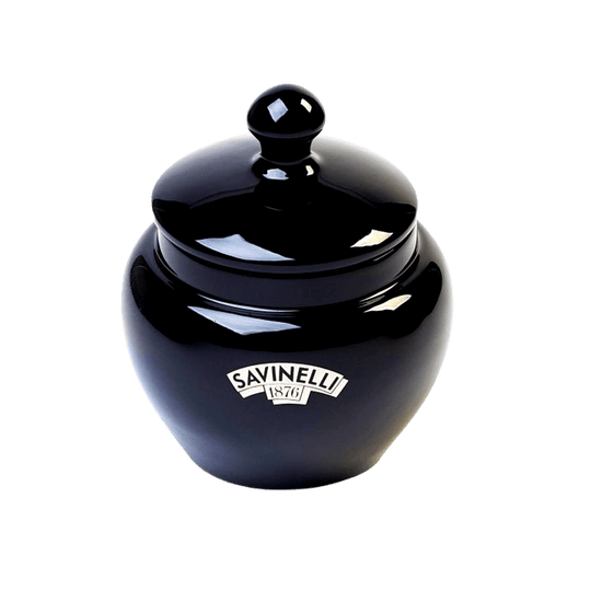 Giara Portatabacco Ceramica Nera