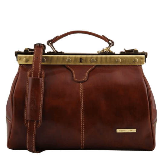 Borsa Medico in Pelle Marrone