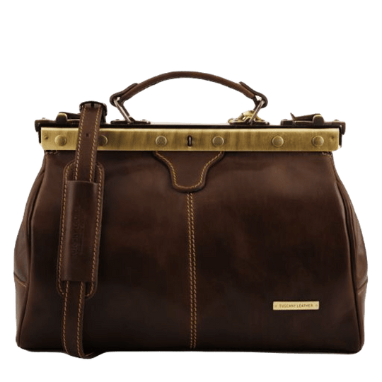 Borsa Medico in Pelle Testa di Moro