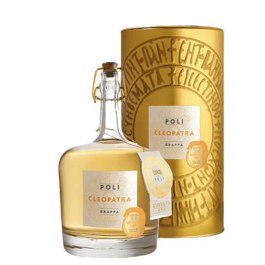 Cleopatra Grappa Moscato Oro Astucciata