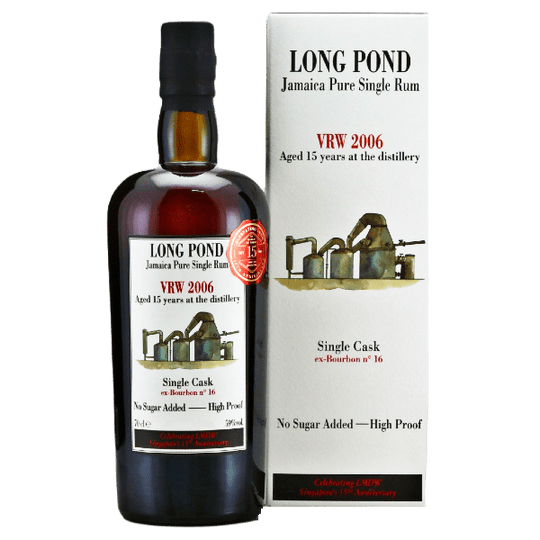 Long Pond Jamaica Pure Single Rum VRW 2006 15Th Anniversary LMDW Singapore