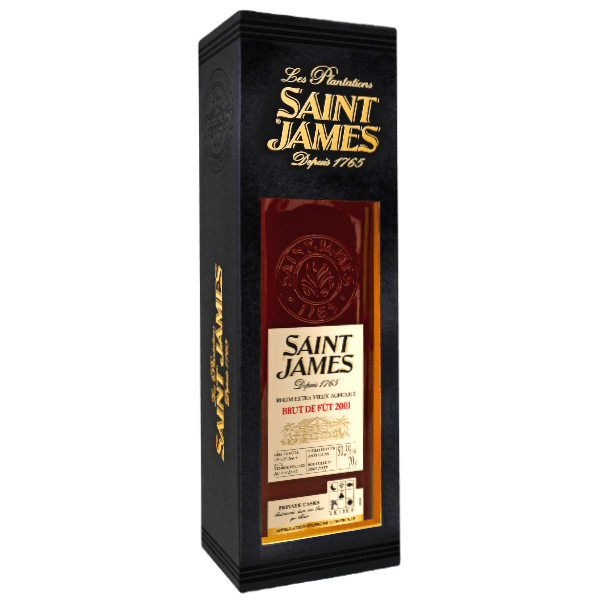 Saint James Rum / Rhum / Ron Saint James Rhum 2001 17 Ans Brut De Fut