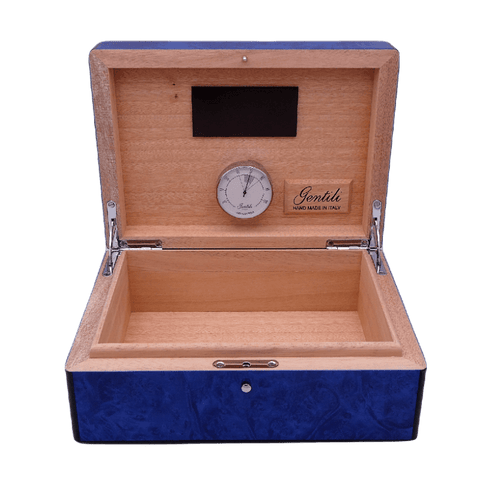 Gentili Umidificatori Gentili Humidor Blu Lucido